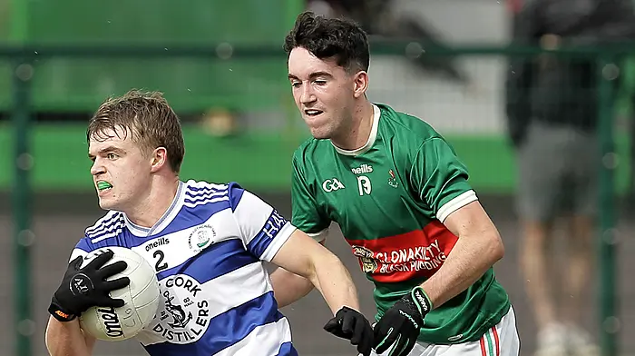 Hero Donal O’Callaghan kicks the winning point as Castlehaven U21s are back on top in Carbery Image