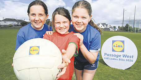 Passage preparing for the Lidl Ladies Football Blitz Image