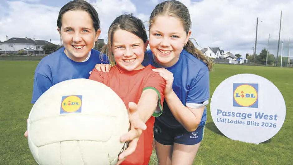 Passage preparing for the Lidl Ladies Football Blitz Image