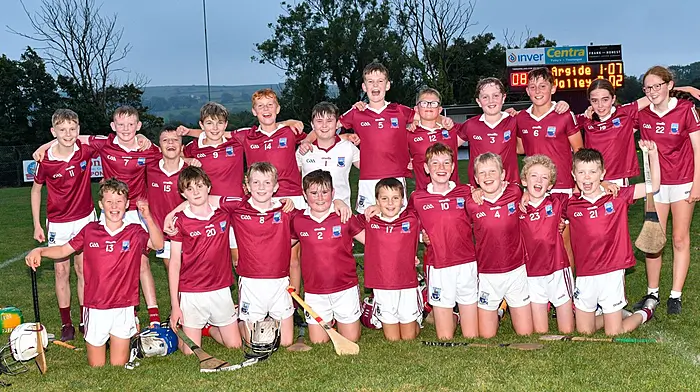 The Argideen Rangers team that won the Kieran Cullinane Cup after their 1-7 to 2-2 victory over Valley Rovers at Timoleague last week.