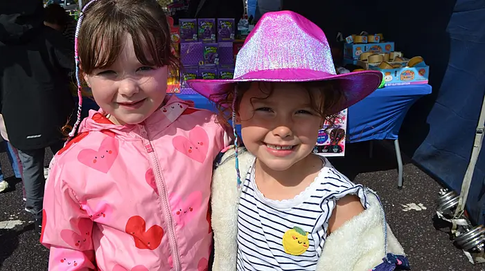 Isabelle and Marilyn McCarthy brought colour and smiles to the Savour the Flavour Food Festival in Skibbereen at the weekend. Photo; Anne Minihane.