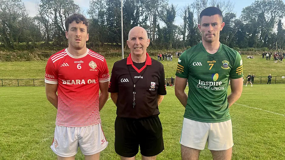 ‘Under pressure’ Urhan face relegation play-off to stay in county premier junior football championship Image
