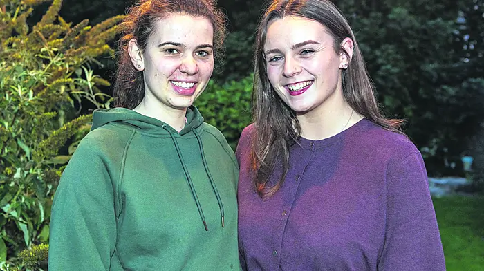 Dunmanway, West Cork, Ireland. 12th Sept, 2026. the Dunmanway branch of Macra na Feirme held a fundraising barbecue on Friday evening last held in aid of Friends of Dunmanway Hospital. Attending the event were Aoife Buckley, Caheragh and Katie Hurley, Drinagh. Picture: Andy Gibson.