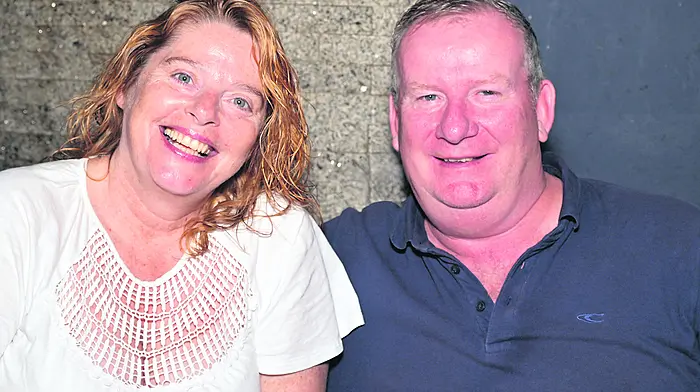 Carol Long and Colm Donovan from Ballincollig enjoying the Courtmacsherry Songs & Stories by the Sea event last weekend.   (Photo: Martin Walsh)