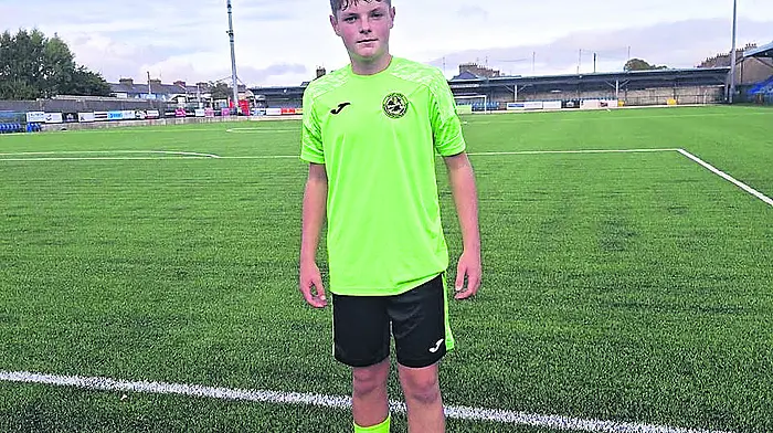 Bunratty United was proud of Eddie Bennett who made his first appearance at the U14 West Cork Academy side away to Cobh last weekend.