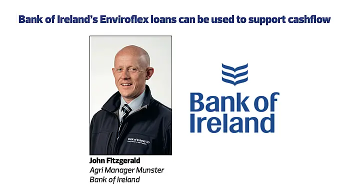Bank of Ireland's Enviroflex loans can be used to support cashflow Image