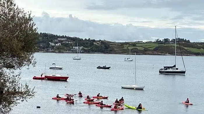 Transition Year students at Schull Community College took to the water as part of a day of exploration into their year ahead.