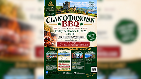 O’Donovan Clan gathering to take place in Skibbereen Image