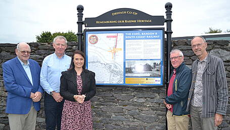 Series of information boards retrace 85km railway journey to city from Skibbereen Image