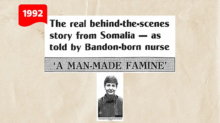 ON THIS DAY IN 1992: The real behind-the-scenes story from Somalia — as told by Bandon-born nurse Image