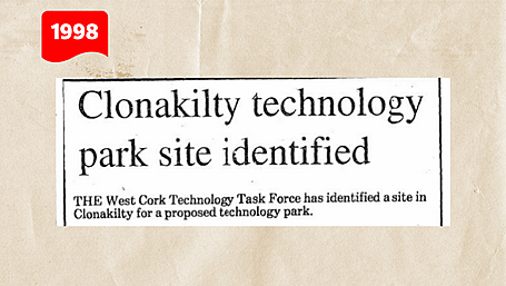 ON THIS DAY IN 1998: Clonakilty technology park site identified Image