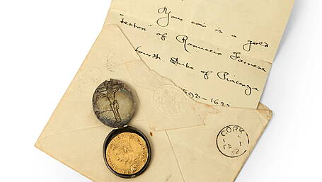17th-century West Cork 'lucky charm' dug up by farm worker set for London auction Image