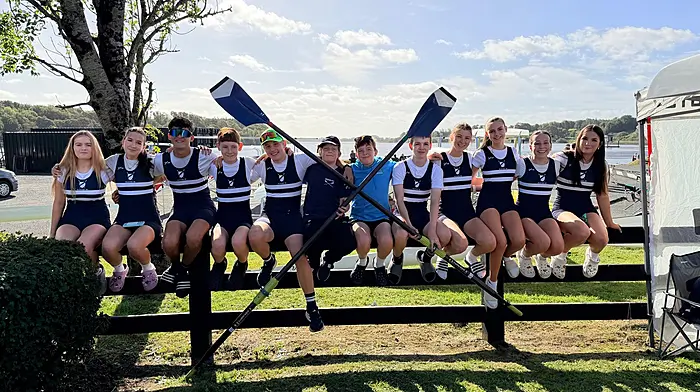Bantry Rowing Club members: Millie Crowley, Olivia Minehan, Conor Collins, Alex O’Donovan, Cian Hennessy, Rory Hennessy, Tom O’Donovan, Aidan O’Mahony, Cara Collins, Abbie Collins, Ellie O’Donovan and Ella Cronin.