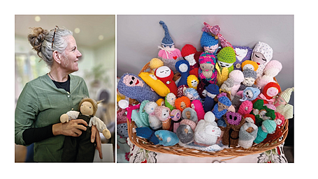Making a doll for each child who died acknowledges their lives... Image