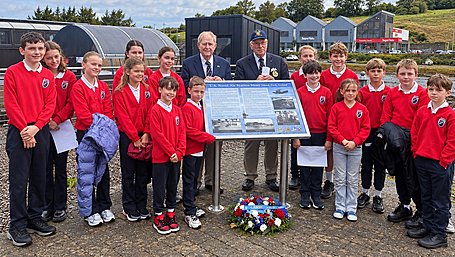 Memorial marker for US Naval Air Station Image