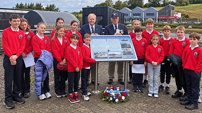 Memorial marker for US Naval Air Station Image