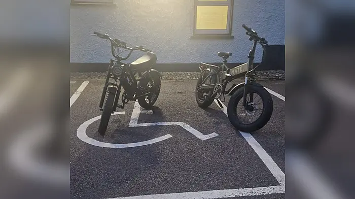 Gardaí warning as 14-year-olds stopped with e-bikes on Kinsale footpath Image