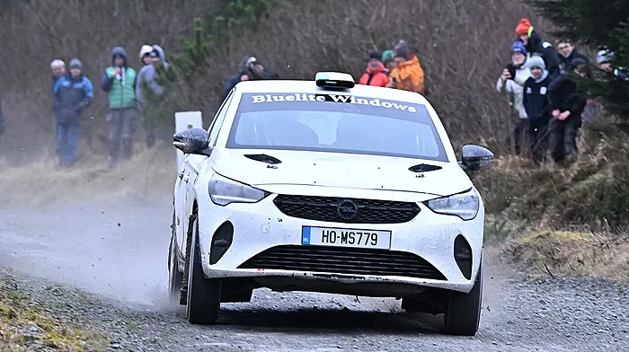 Class win for Colin Cronin on his rally debut Image