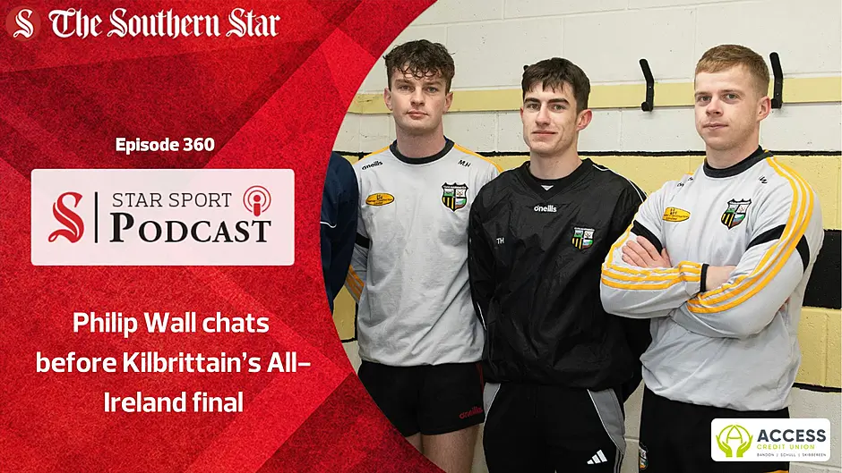 Philip Wall chats before Kilbrittain’s All-Ireland final Image