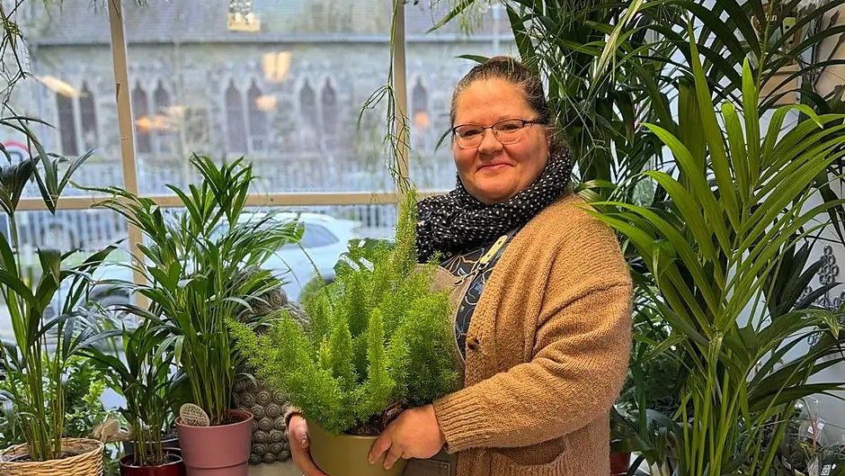 Clonakilty florist Edit Kakuk strikes a chord with plant music Image