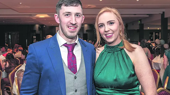 Pat and Amanda Daly from Coomhola enjoying Bantry Macra na Feirme’s recently held dinner dance. (Photo: Andy Gibson)