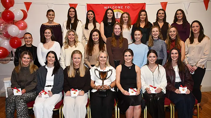 The O'Donovan Rossa senior ladies football team that won the West Cork Division 1 title in 2025. (Photo: Anne Minihane)