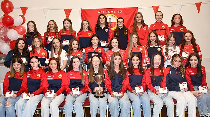 The trailblazing O'Donovan Rossa U14 team that won the U14A county title. (Photo: Anne Minihane)