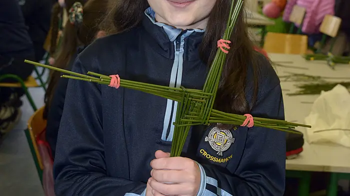 Grace O'Connor at Scoil Bhríde, Crossmahon. (Photo: Denis Boyle)