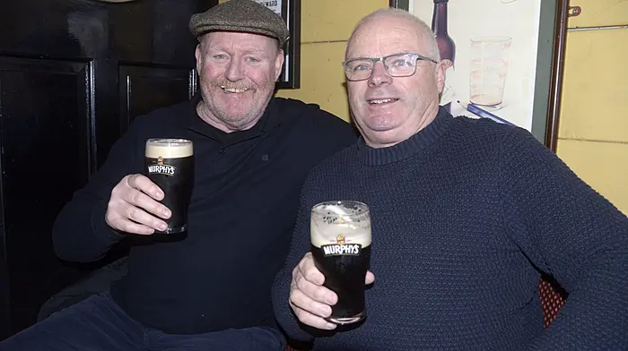 John Boyle O'Driscoll and Kieran O'Connor from Bandon at the Beatles Festival in Kinsale. (Photo: Denis Boyle)