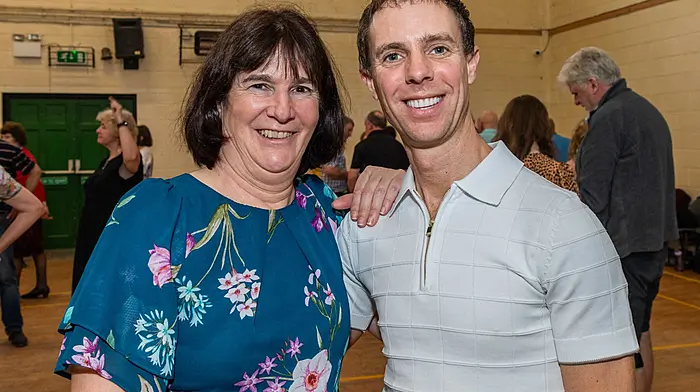 At the Lisavaird ceili were Mary O'Driscoll from Bantry and Mark Bryan, Bandon. (Photo: Andy Gibson)