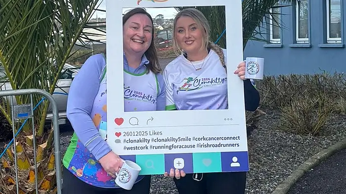 Alice Duggan and Rebecca Foley, Tracton AC, recently took part in the Clonakilty 5 Mile Road Race.