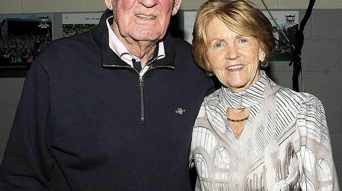 Former player Seamus McCarthy and his wife Nuala. (Photo: Paddy Feen)
