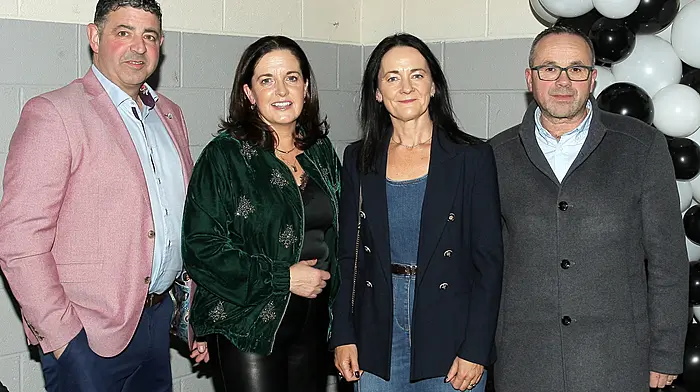 Enjoying the celebrations were Henry and Caroline Donegan with Sinéad and John Fitzpatrick. (Photo: Paddy Feen)