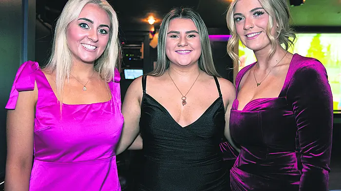 Kate Whelton, Sinéad Walsh and Katie McCarthy at the Courtmacsherry Hotel. (Photo: Martin Walsh)