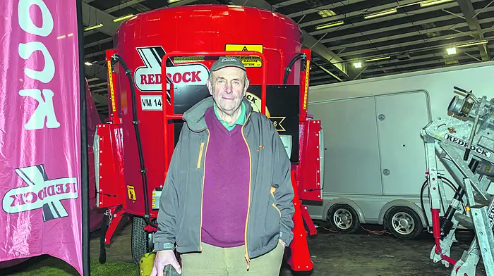 Robert Ellis, Drinagh, at the Spring Farm Machinery Show in the Green Glens Arena. (Photo: David Patterson)