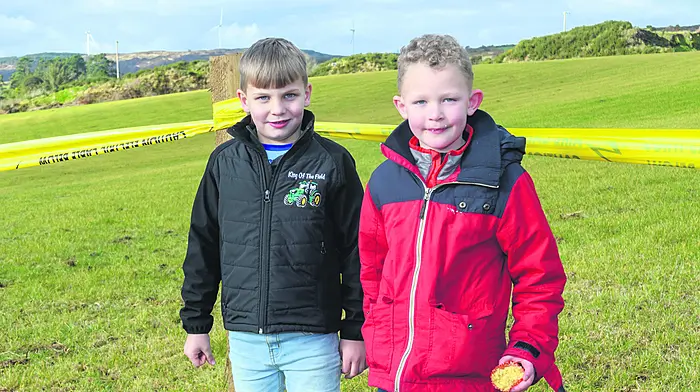 Ronan Thomas and Alan white, both Dunmanway, at the Kilnadur tractor and car run. (Photo: David Patterson)