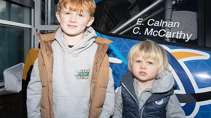 At the West Cork Rally launch were Ógie and Richie White, Rosscarbery. (Photo: Martin Walsh)
