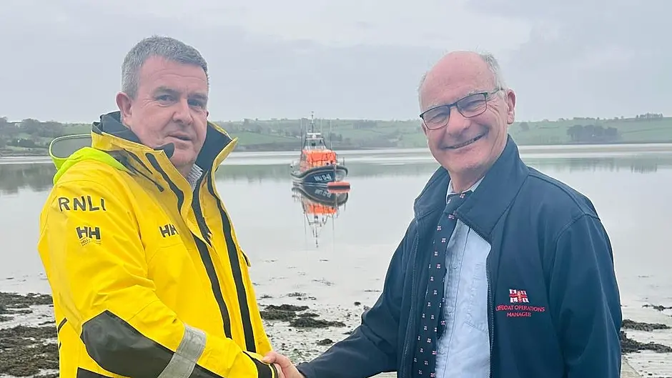 Brian reflects on generations of family ties with RNLI as he steps down after 28 years Image