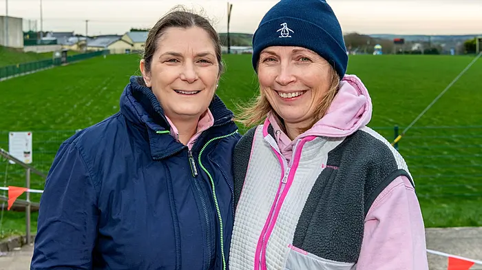 Loretto Condon and Sandra Morgan from Newcestown at The First Wives Club  'Walk of Love''. (Photo: Andy Gibson)