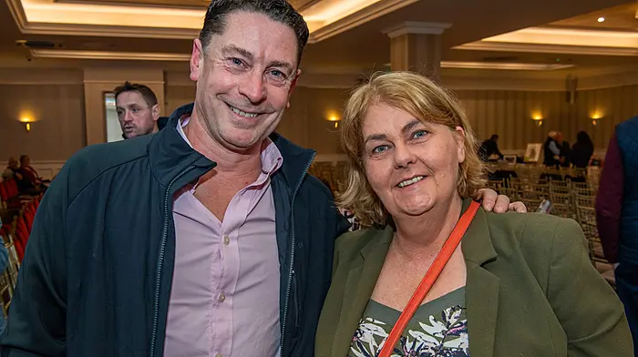 Niall O'Rielly and Patricia Barry, both Ardfield, at the Cheltenham Preview Night at the Celtic Ross Hotel. (Photo: Andy GIbson)