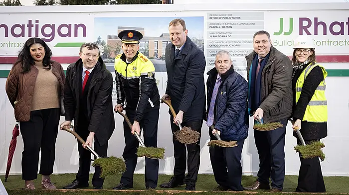 WATCH: The sod was turned on the site of the new garda station in Macroom Image