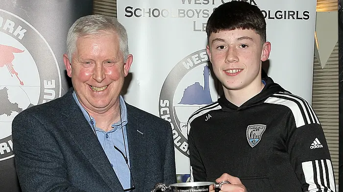 Castlelack rising star Jack Allen crowned West Cork Schoolboys and Schoolgirls League Player of the Year Image