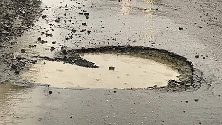 Payouts for potholes of €373k over five years Image