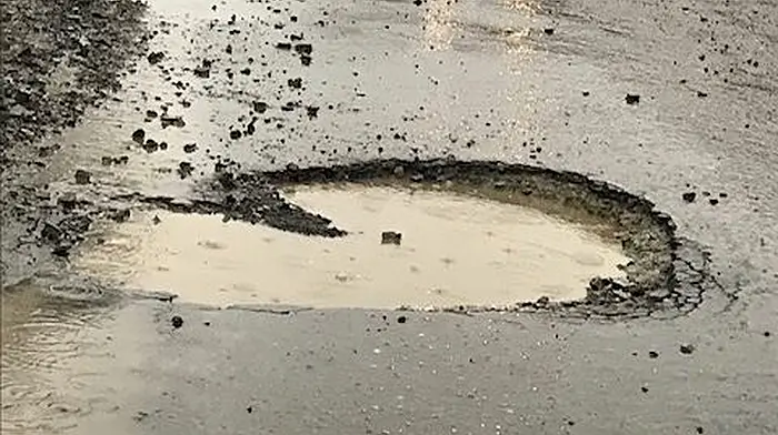 Payouts for potholes of €373k over five years Image