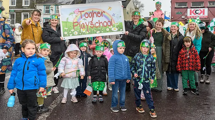 Togher Playschool taking part at the Dunmanway St. Patrick’s Day parade. Picture: David Patterson, Tractor Run - Cork