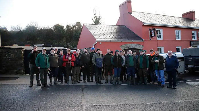 The Togher Harriers held a charity fundraiser in Belgooly at the end of January and raised a sum of €2,000 which they donated to the Ballinhassig Village Association. Thanks was expressed to everyone who travelled to support the event, the landowners for their kind permission and the publicans for their hospitality.