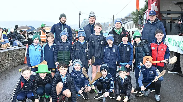 The Barryroe Underage GAA club at the St. Patrick's Day Parade in Courtmacshery. (Photo: Martin Walsh)