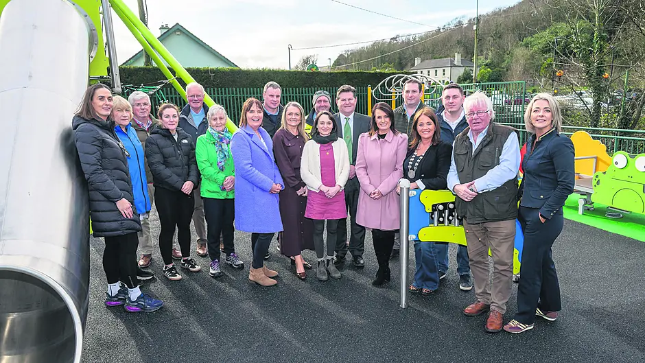 Upgraded playground reopens in Leap ahead of summer schedule Image