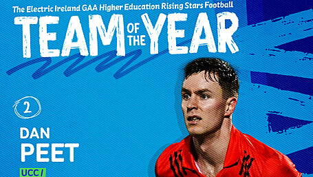 Dan Peet and Ciarán Santry named in Electric Ireland GAA Higher Education Rising Stars Football Team of the Year Image