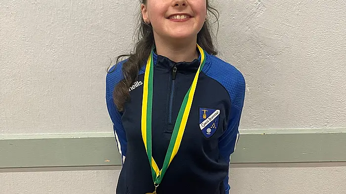 Kaiya O’Sullivan won the solo dance competition in the Scór na bPáistí Carbery final and is wished the best of luck as she progresses to the county semi-final.